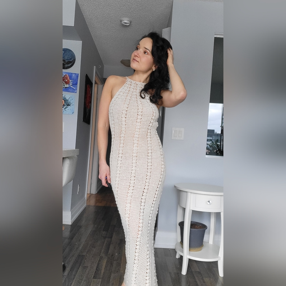 Handmade crochet dress